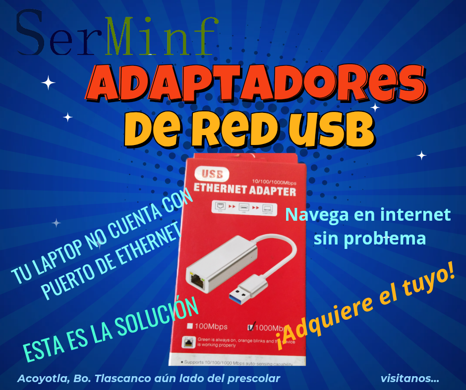 Adaptador USB de ethernet 