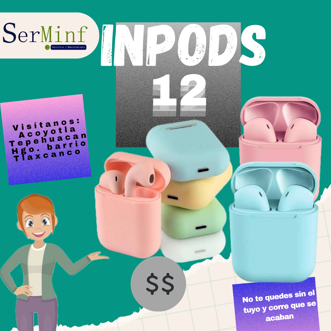 Audífonos inpods12