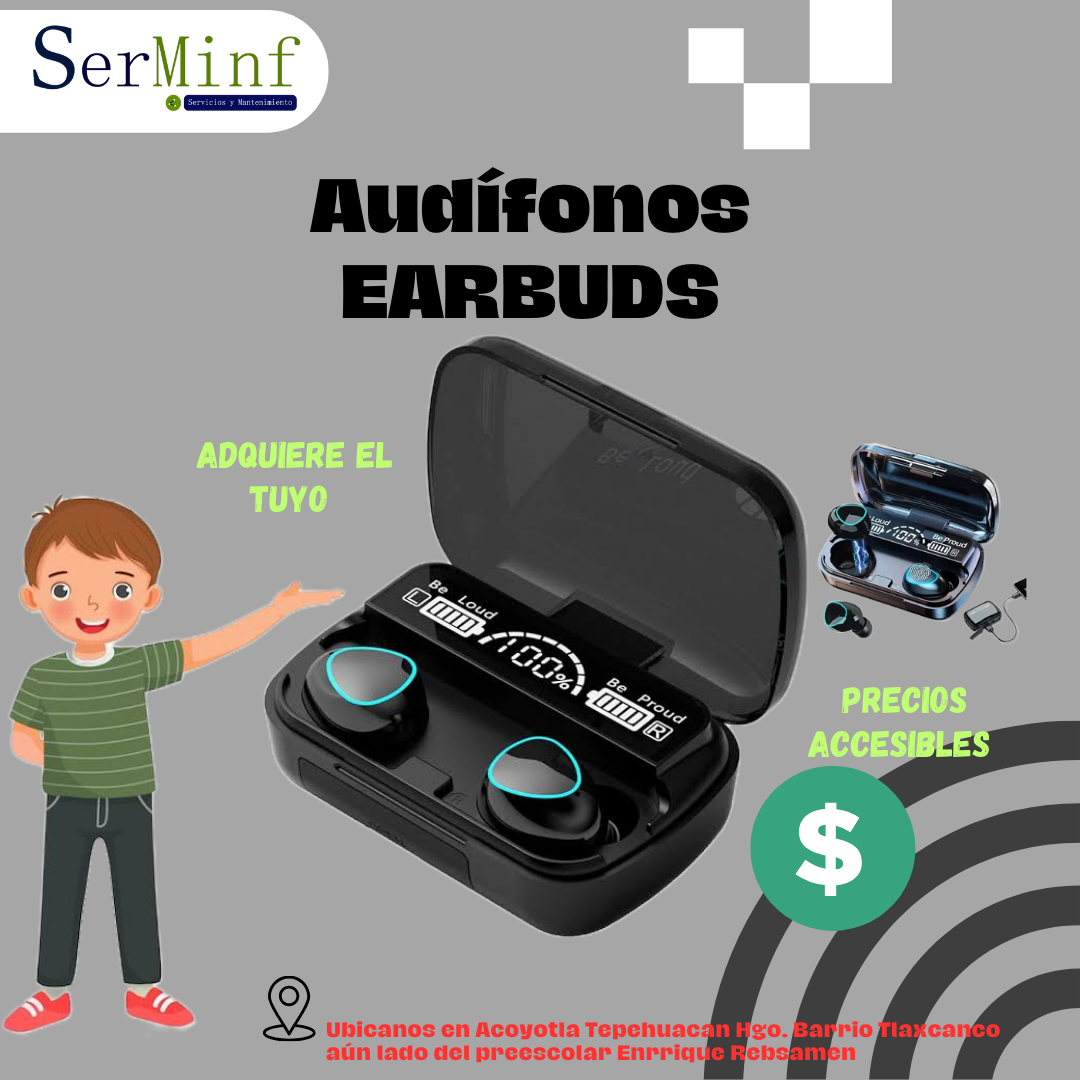 Audífonos EARBUDS 