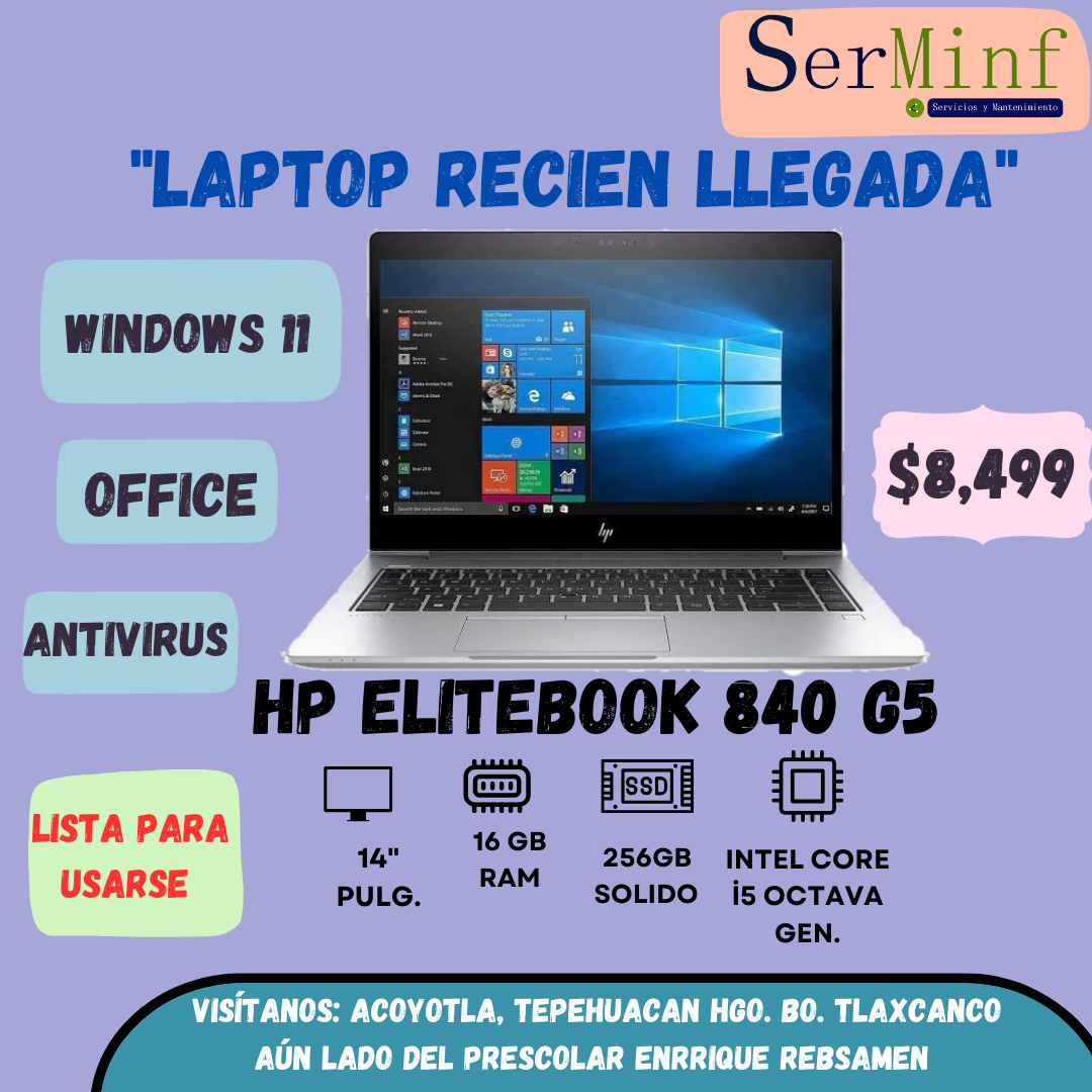 LAPTOP HP ELITEBOOK 840 G5