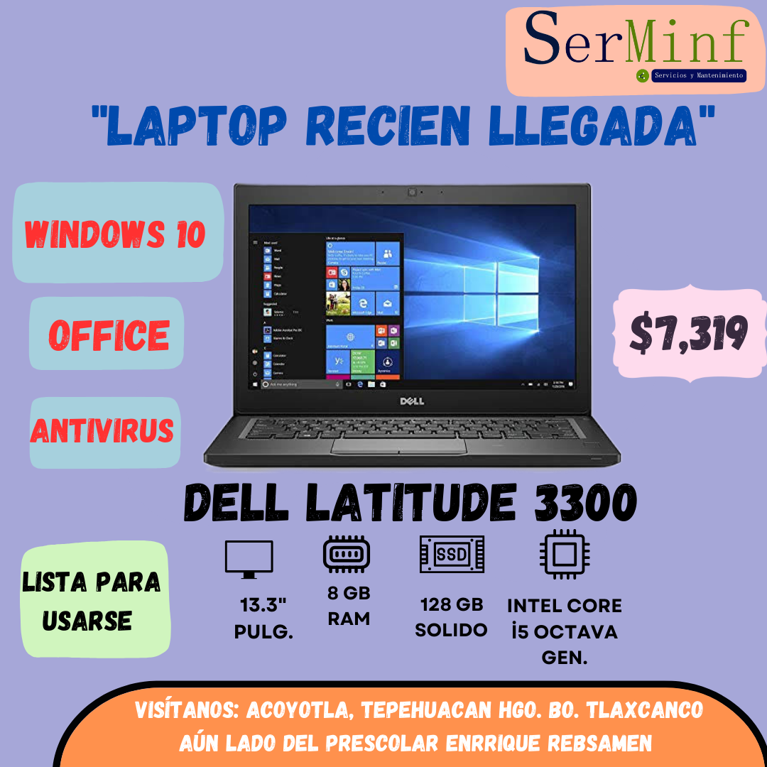 LAPTOP DELL LATITUDE 3300