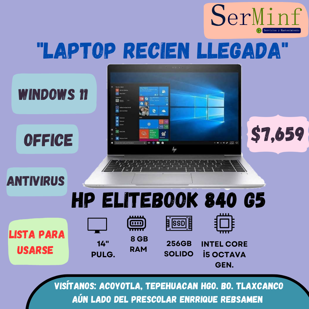 LAPTOP HP ELITEBOOK 840 G5
