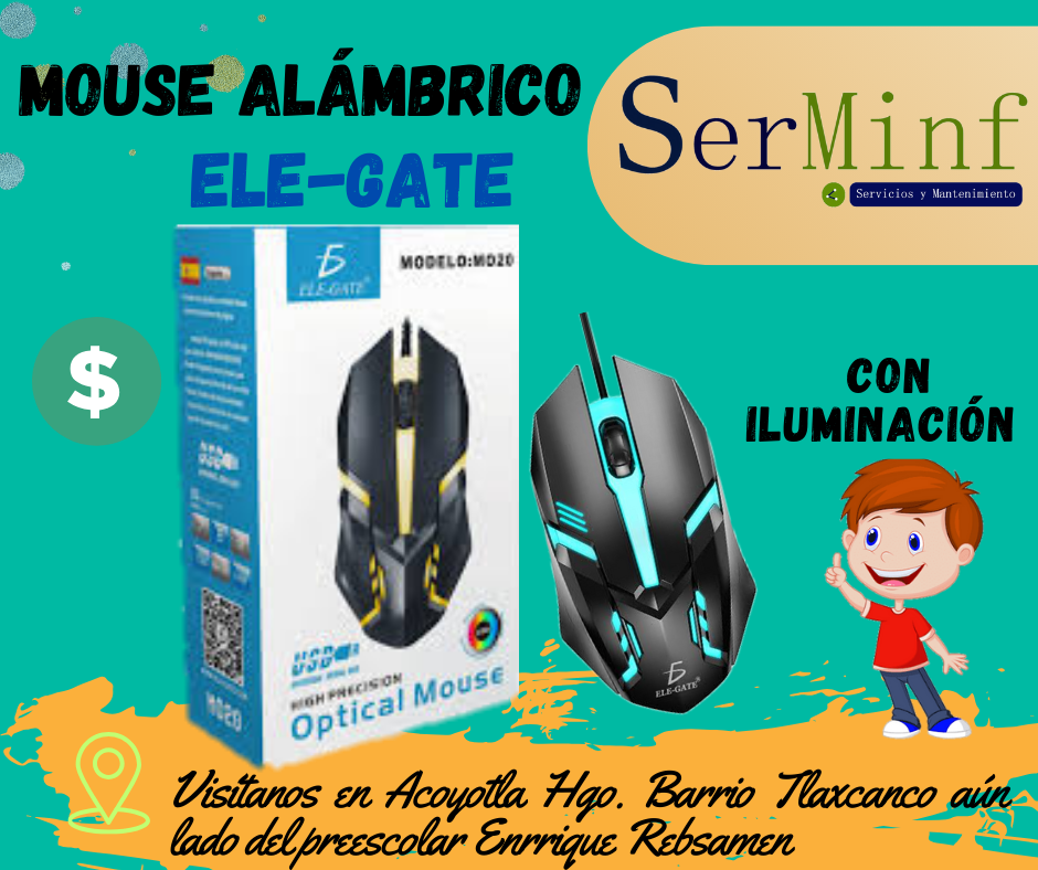 Mouse alámbrico 