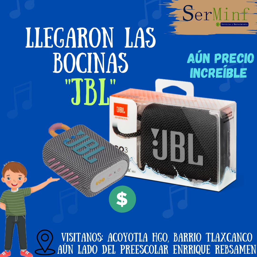 Bocina JBL GO3