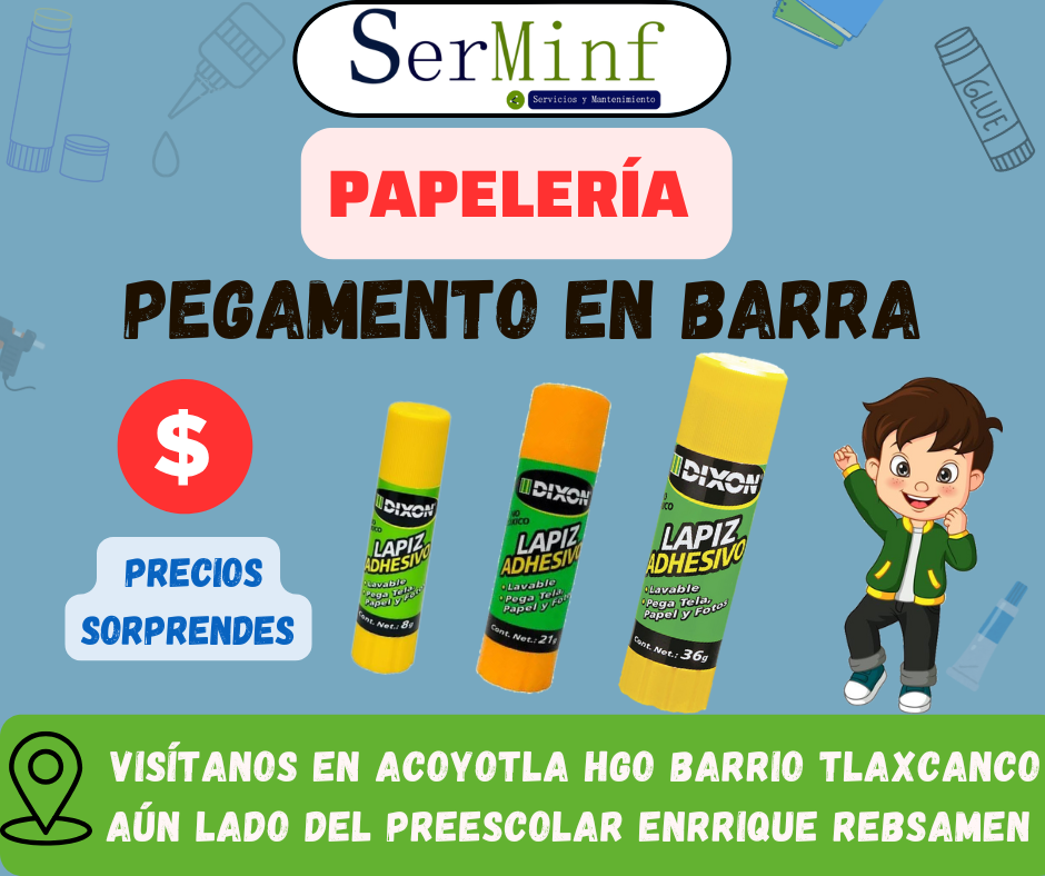 Pegamento en barra 8g