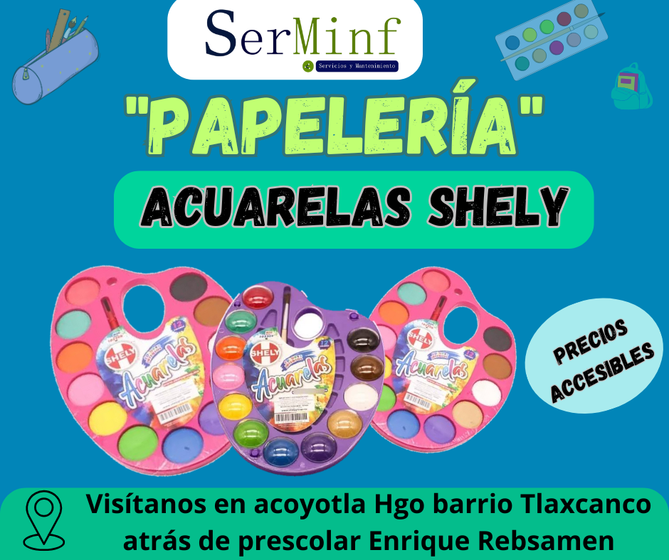 Acuarelas shely neon