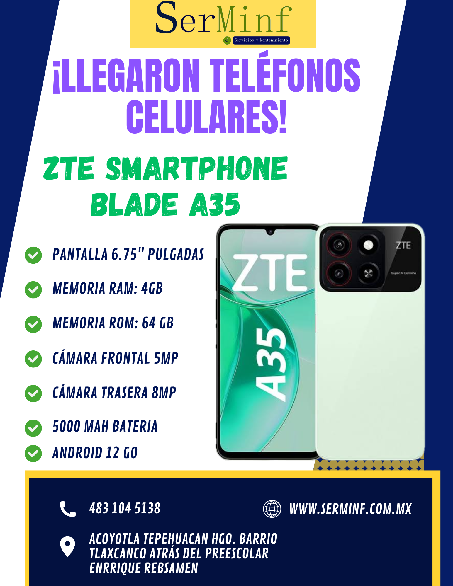 ZTE Smartphone Blade A35 